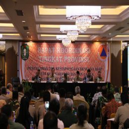 Kepala BNPB Menghadiri Rapat Koordinasi Tingkat Provinsi di Kalimantan Barat