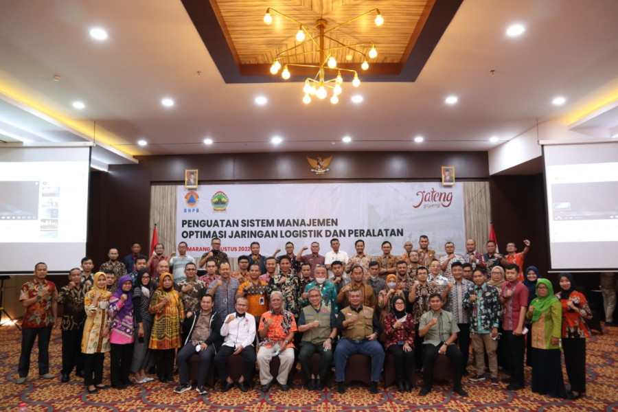 Kegiatan  Penguatan Sistem Manajemen Optimasi Jaringan Logistik dan Peralatan yang dilaksanakan di Kota Semarang selama tiga hari, mulai Selasa (9/8) hingga Kamis (11/8).