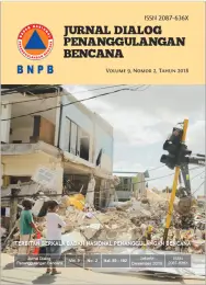 Jurnal Dialog Penanggulangan Bencana Vol.9 No.2 Tahun 2018