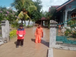 Banjir di Kabupaten Parigi Moutong Berangsur Surut