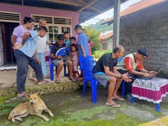 Tim Pemetaan BNPB Sosialisasikan Kajian Risiko Bencana Sekunder Erupsi Gunungapi Ibu Kepada Masyarakat