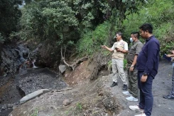 Survei Lokasi Pemasangan EWS dan Papan Informasi Bencana Galodo Sumbar