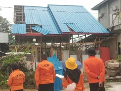 Hujan Serta Angin Kencang Landa Kabupaten Penajam Paser Utara, Kalimantan Timur