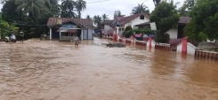 Banjir di Kabupaten Dharmasraya, Ribuan Warga Terdampak
