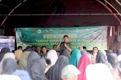 Kepala BNPB Kunjungi Warga Terdampak Banjir Lahar Hujan di Tanah Datar dan Agam