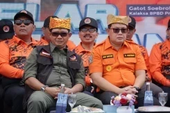 Gelar Peralatan Penanggulangan Bencana di Pantai Boom Banyuwangi