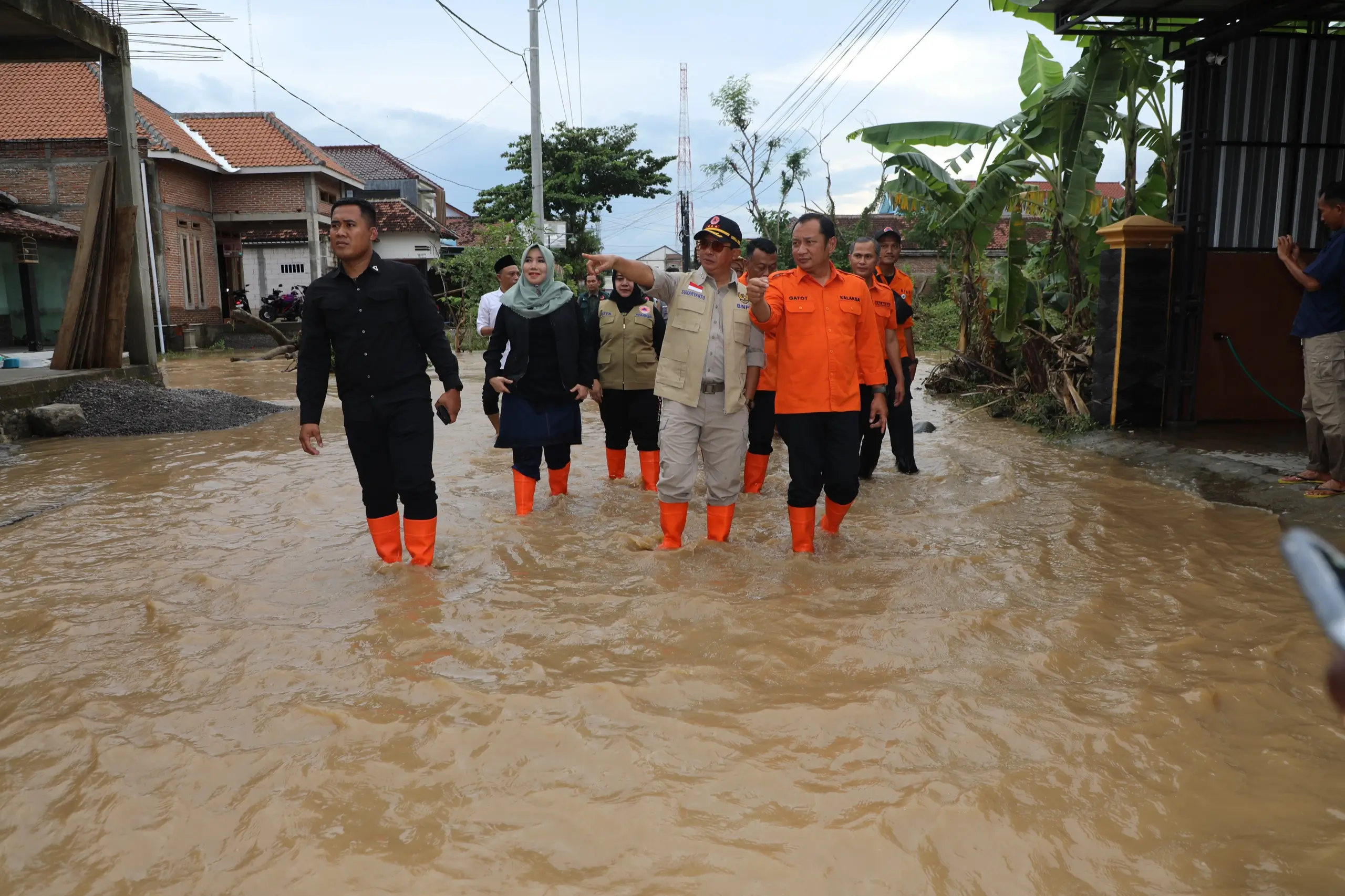 Kepala BNPB Tinjau Lokasi Terdampak Banjir Ponorogo
