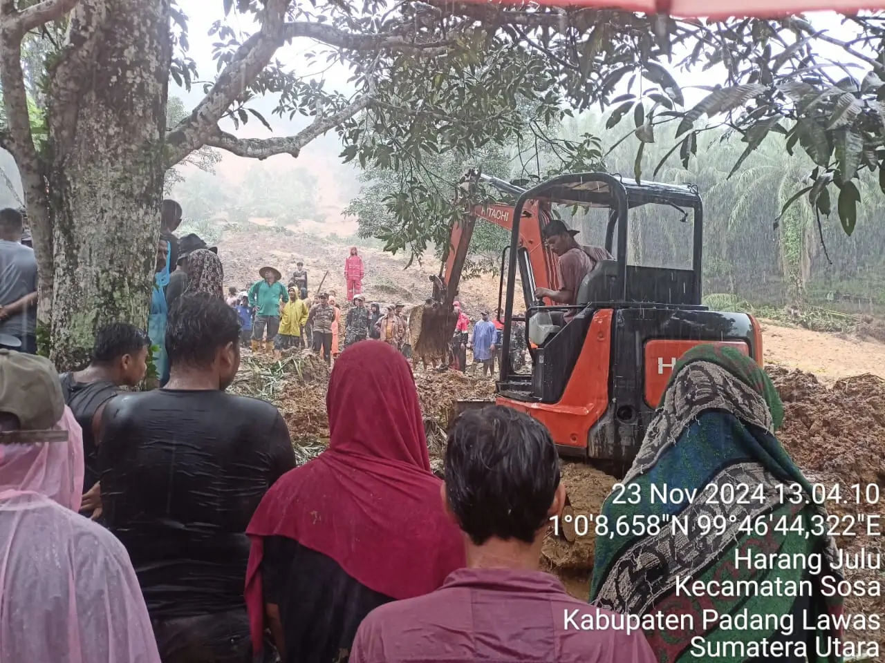 Empat Warga Meninggal Dunia Akibat Tanah Longsor di Kabupaten Padang Lawas