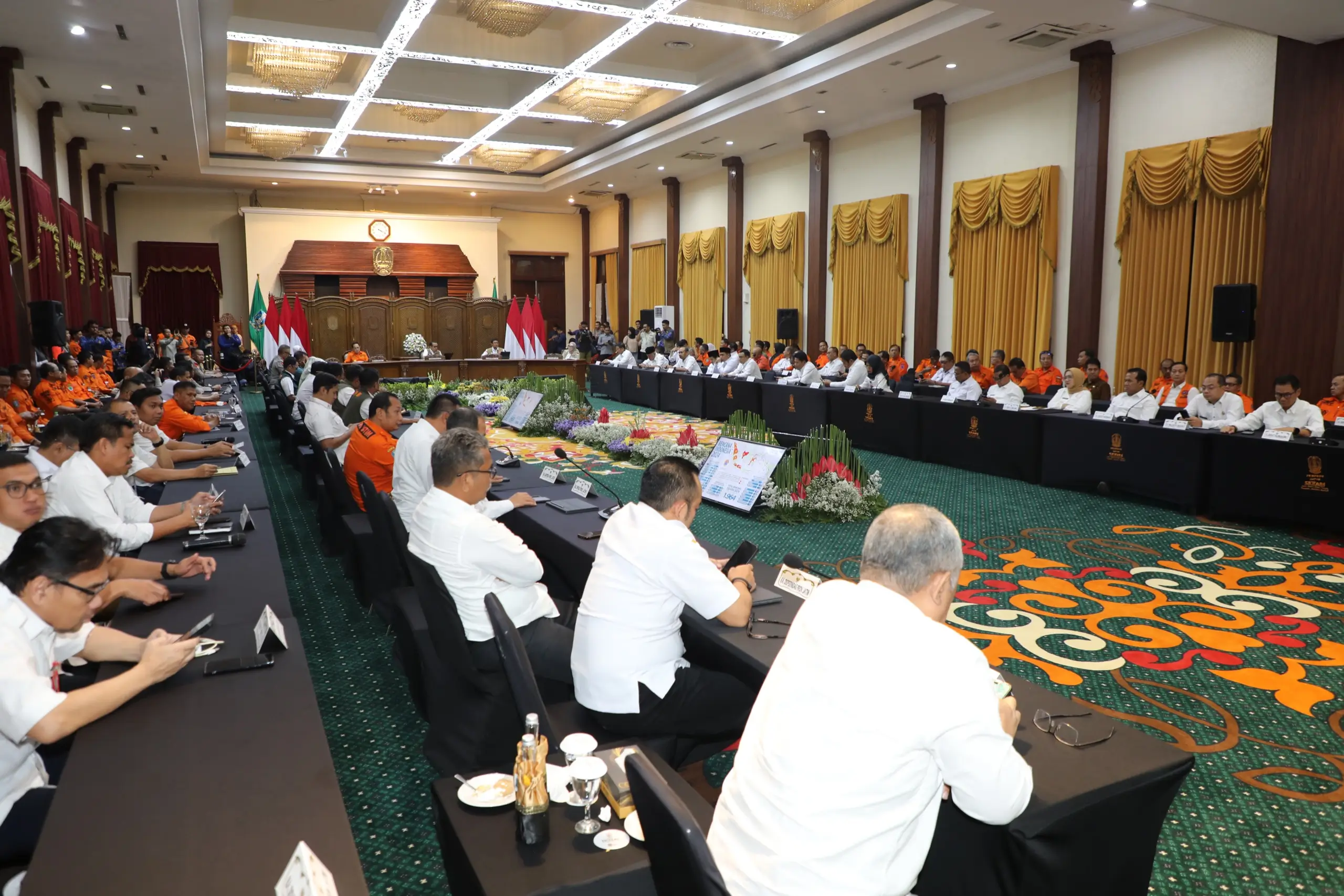 BNPB Perkuat Kesiapsiagaan Pemerintah Daerah Jawa Timur Hadapi Potensi Bencana Akhir Tahun