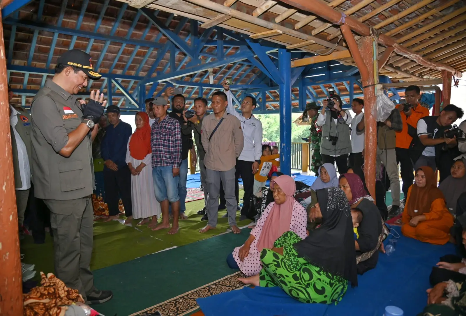 Tinjau Lokasi Tanah Longsor Kabupaten Subang, Kepala BNPB Apresiasi Warga Semakin Sadar Risiko Bencana