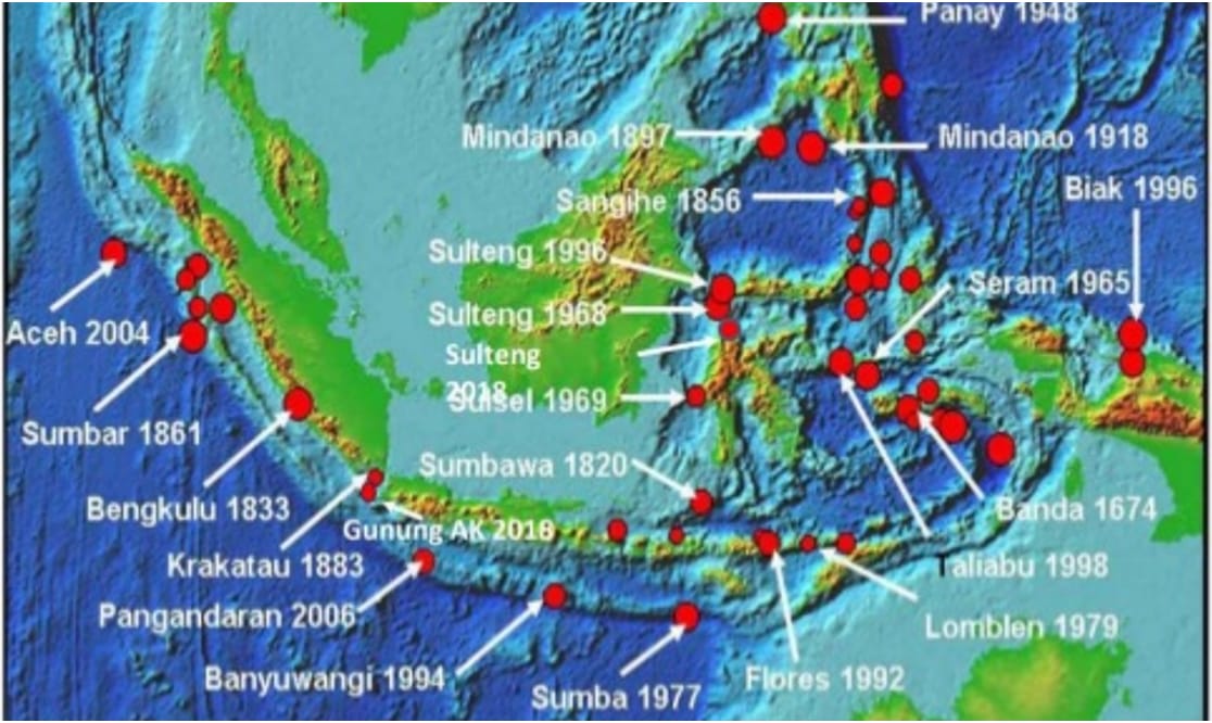 Tsunami Puluhan Meter Melanda Maluku 346 Tahun Lalu