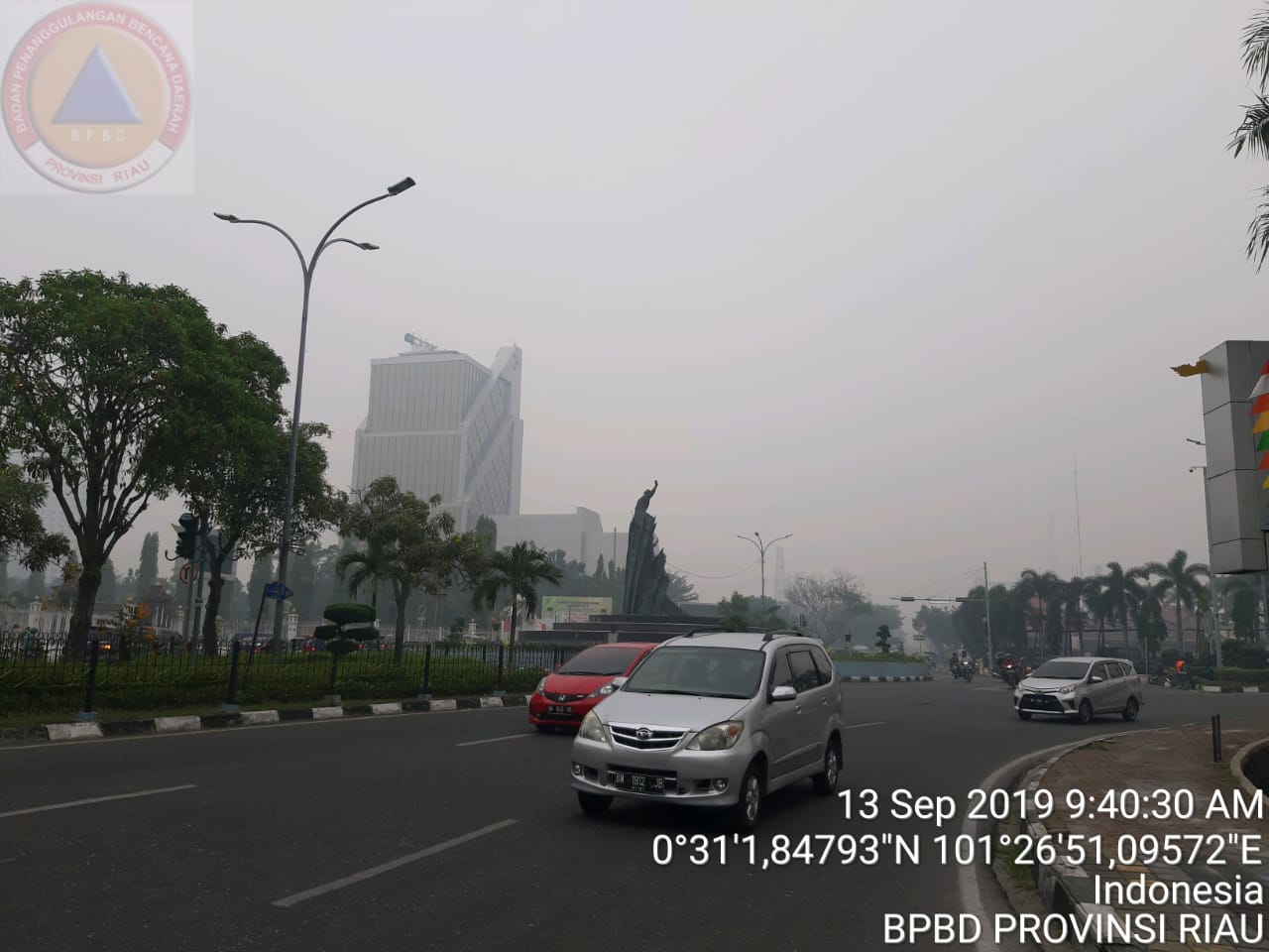 Kualitas Udara Riau Masih Buruk
