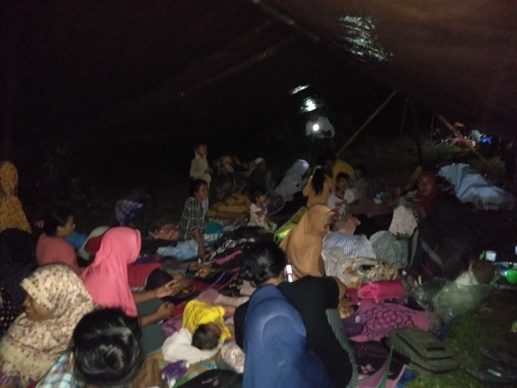 Lebih dari 800 Jiwa Warga Morotai Mengungsi Akibat Gempabumi 5,3 SR