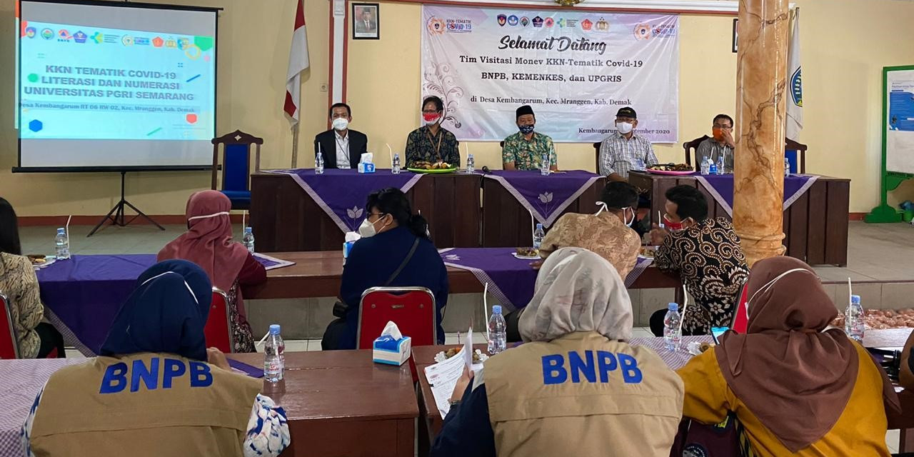 Berdayakan Masyarakat untuk Pencegahan COVID-19 dan Ketahanan Pangan melalui kegiatan KKN Tematik COVID-19 di Kota Semarang dan Kabupaten Demak