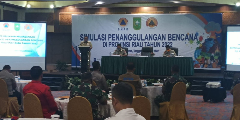 Cegah dan Mitigasi Karhutla Riau, BNPB-BPBD Gelar Latihan
