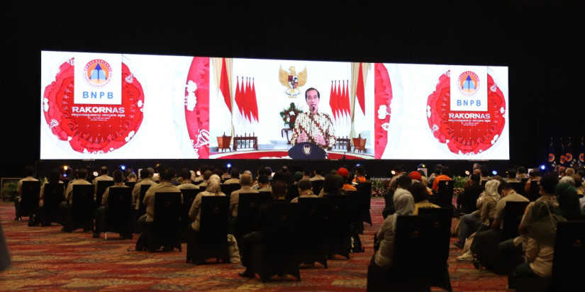 Lima Arahan Presiden Jokowi pada Rakornas Penanggulangan Bencana 2022