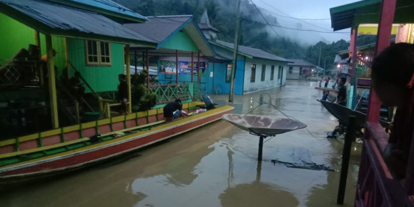 Banjir Rendam 114 Rumah Warga Kabupaten Nunukan, Kalimantan Utara