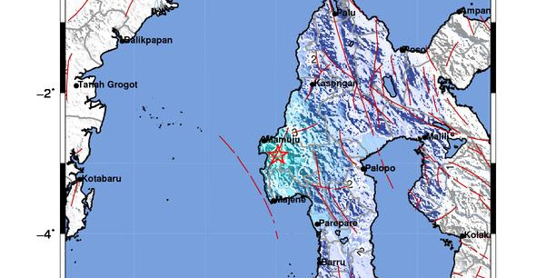 Gempa M5,0 Kembali Terjadi Di Kabupaten Majene