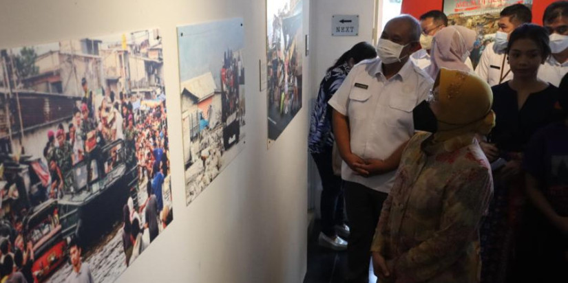 BNPB Apresiasi Pameran Potret Kebencanaan Pewarta Foto Antara
