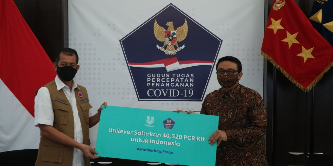 Unilever Indonesia Distribusikan Lebih dari 40.000 Alat Tes PCR Melalui Gugus Tugas Nasional