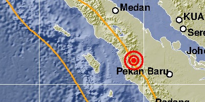 Dua Gempa Berselang Dua Menit di Wilayah Sumatera dan Jawa