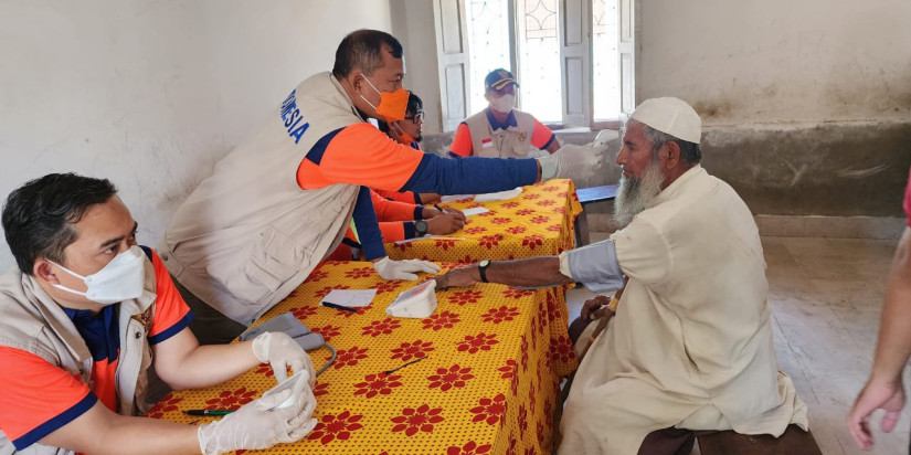 Hari Kesebelas Pelayanan Kesehatan Korban Banjir Pakistan Capai 5.819 Warga