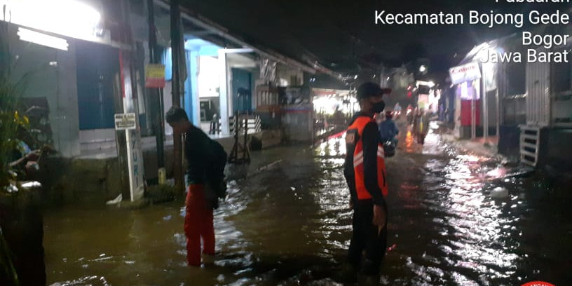 Banjir yang Menggenangi Wilayah Bojong Gede Telah Surut