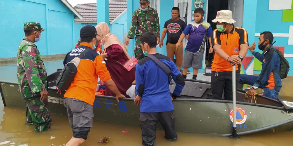 Hujan Intensitas Tinggi, Lebih Dari 1.200 rumah di Kabupaten Banjar Terendam