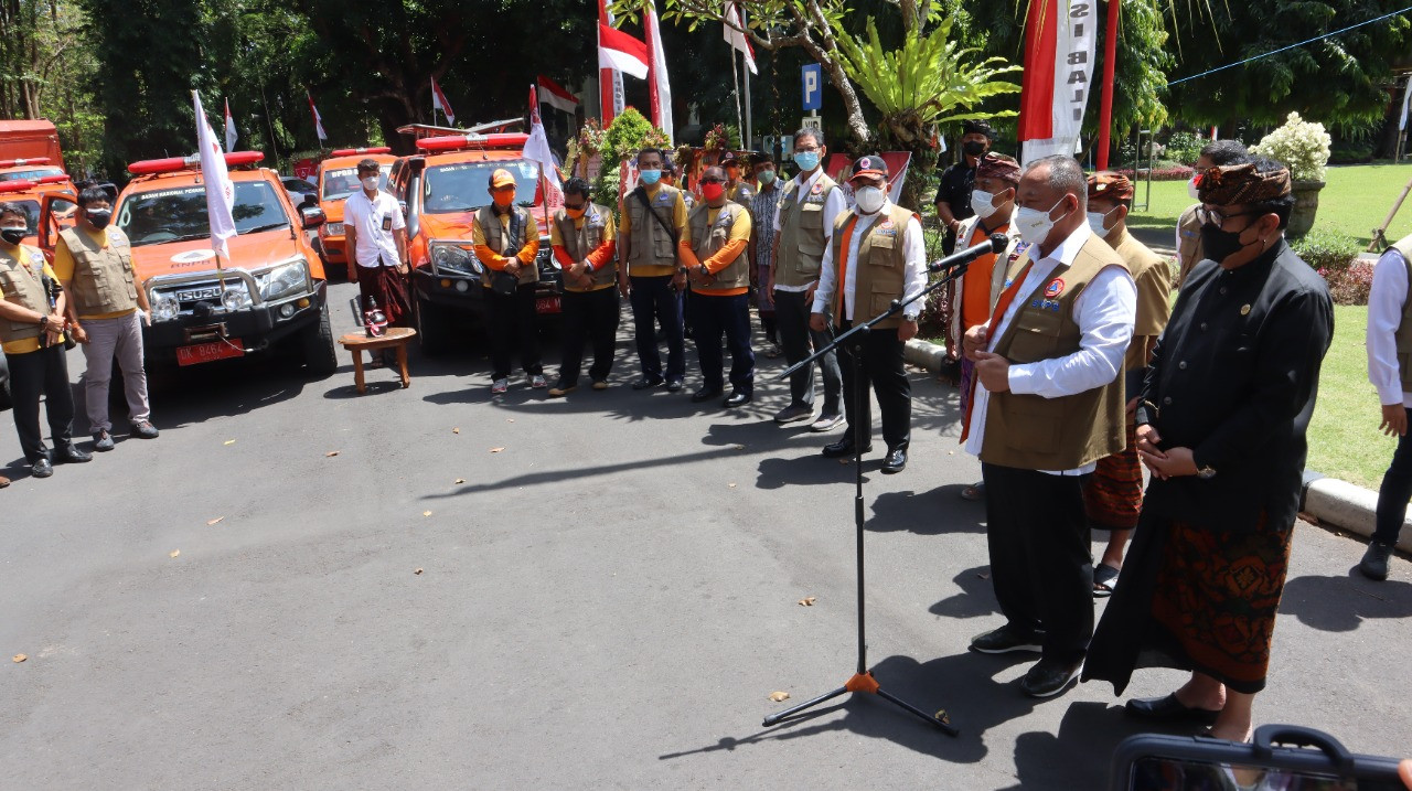 Ka BNPB Luncurkan Mobil Masker Perkuat Disiplin Masyarakat di Pulau Dewata