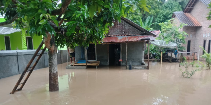 Sebanyak 535 Rumah Warga Kabupaten Pesawaran Terdampak Banjir