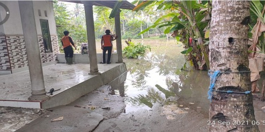 Banjir yang Menggenangi Wilayah Jembrana Telah Surut