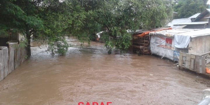 Debit Air Sungai Meluap Akibat Hujan Lebat, 248 Rumah Warga Bima Terendam Banjir