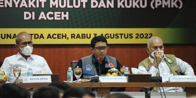 Rapat Koordinasi Penanganan PMK di Provinsi Aceh