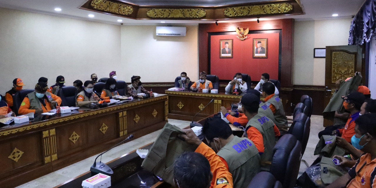 BNPB Melatih Relawan Bali Laporkan Distribusi Masker Melalui Aplikasi InaRISK Personal