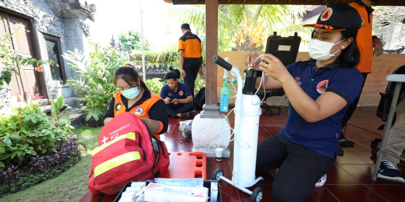 Dukung GPDRR 2022, BPBD Provinsi Bali Siagakan Tiga Posko Satgas Evakuasi