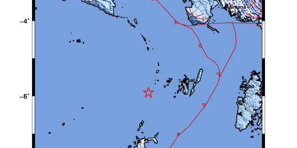 Gempa M5,5 Guncang Maluku Tenggara, Tidak Berpotensi Tsunami
