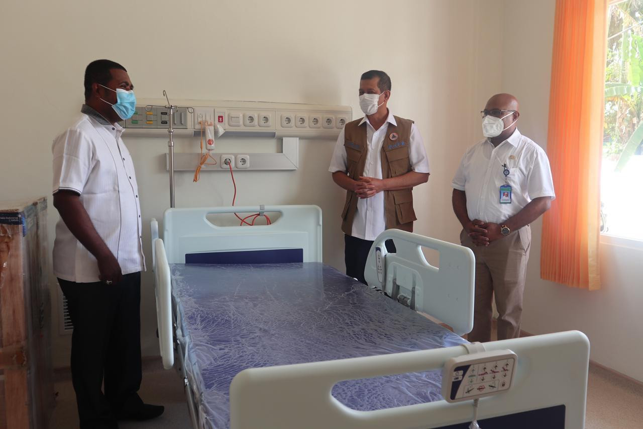Doni Monardo Resmikan Rumah Sakit Rujukan COVID-19 di Kabupaten Biak Numfor