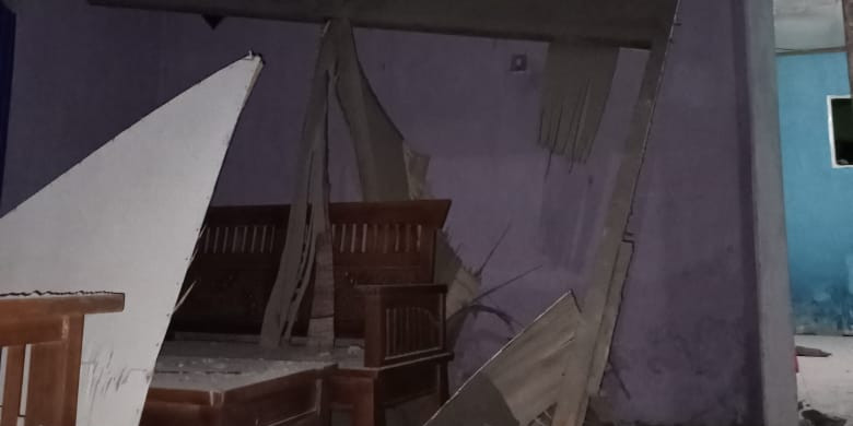 [Update] – Kerusakan Kategori Ringan Bangunan Akibat Gempa M5,2 Halmahera Selatan