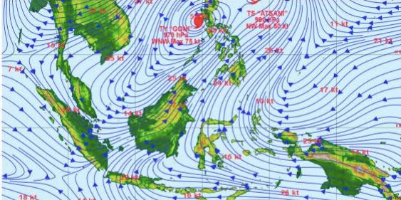 Siklon Tropis Goni Diprediksi Jauhi Indonesia, Masyarakat Harus Tetap Waspada