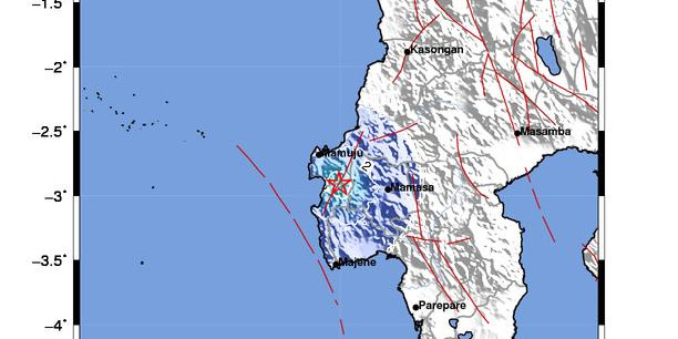 Gempa M4,2 Kembali Guncang Kabupaten Majene