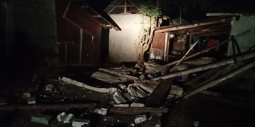 Sejumlah Rumah Warga Kabupaten Kepulauan Tanimbar Rusak Akibat Gempa M7,5