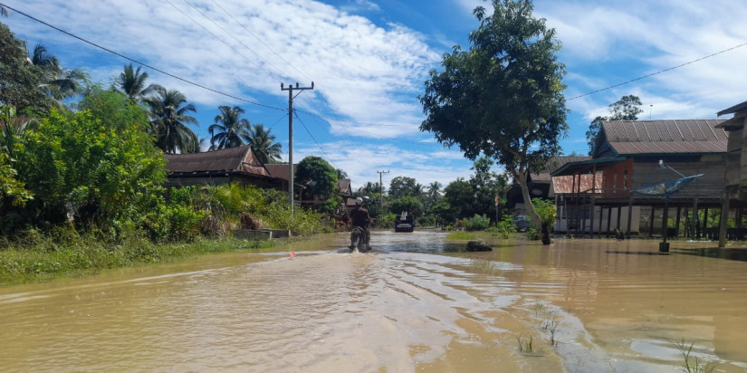 Sebanyak 110 Rumah Warga dan Lahan Pertanian Terendam Banjir Mamuju Tengah, Sulawesi Barat
