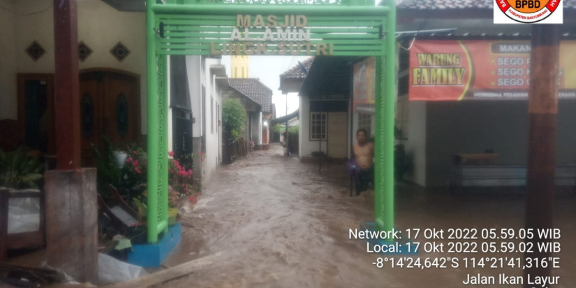 Dua Kelurahan di Banyuwangi Terendam Banjir