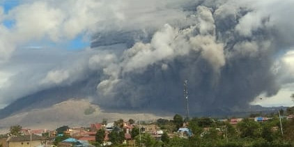 Pemerintah Daerah Setempat Lakukan Penanganan Pascaerupsi Gunung Sinabung