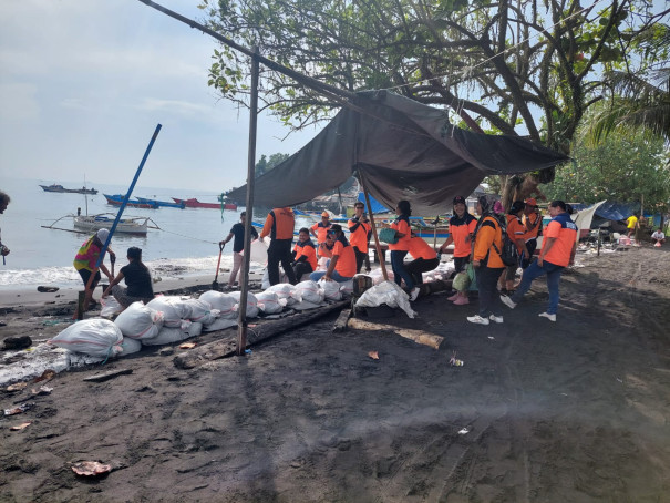Banjir Rob Yang Terjadi Bersamaan Dengan Gempabumi Talaud M 7.1 Paksa 80 Warga Mengungsi