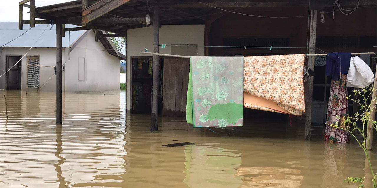 Ribuan Rumah Warga Sejumlah Kabupaten di Kalimantan Selatan Dilanda Banjir