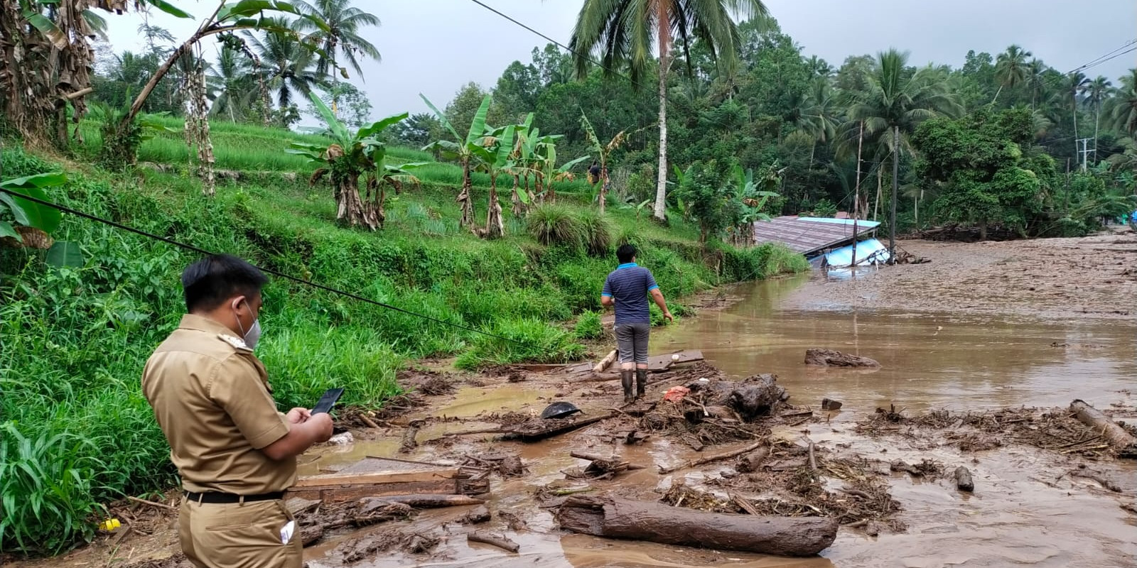 BPBD Minahasa Tenggara Terus Lakukan Pendataan Pascabanjir Bandang