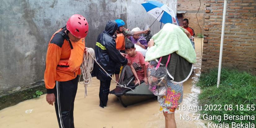 Hujan Lebat Semalaman, Sebanyak 6.323 Rumah di Kota Medan Direndam Banjir