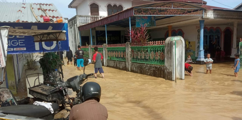 Hujan Lebat Terjang Kota Langsa, Ribuan Rumah Terendam Banjir