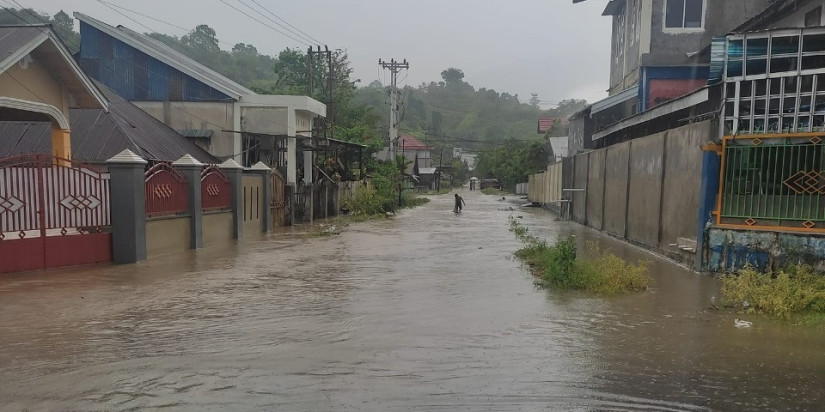 Luapan Sungai Lembe Rendam 400 Rumah Warga di Tolitoli, Sulawesi Tengah